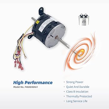 fana＊ Amazon.com: F48AE48A61 Fan Motor Replaces genteq